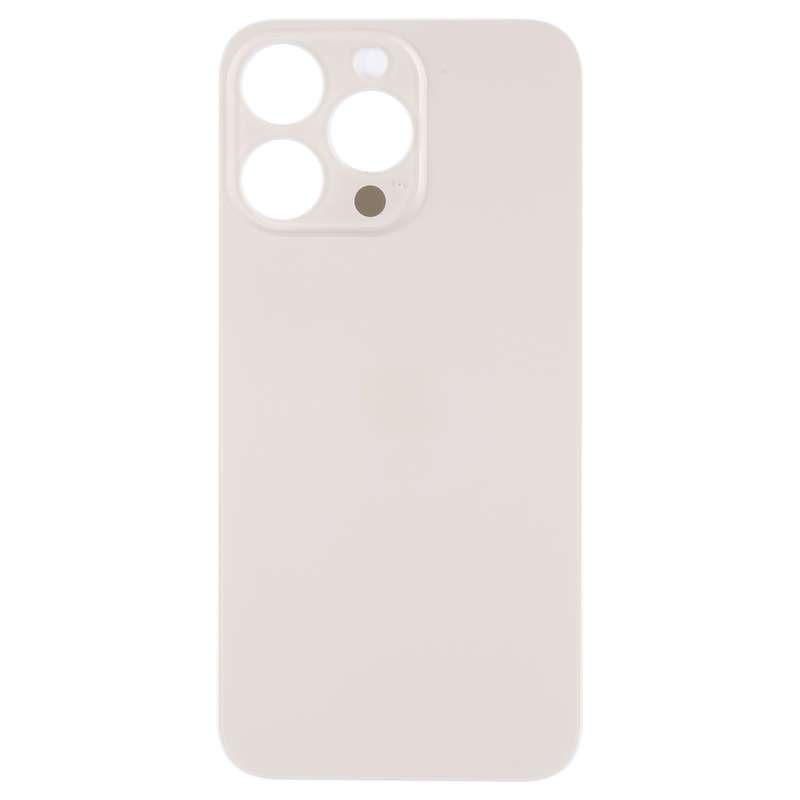 Easy Replacement Big Camera Hole Glass Back Battery Cover for iPhone 14 Pro(Purple)