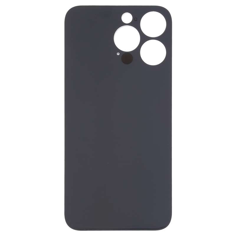 Easy Replacement Big Camera Hole Glass Back Battery Cover for iPhone 14 Pro(Purple)