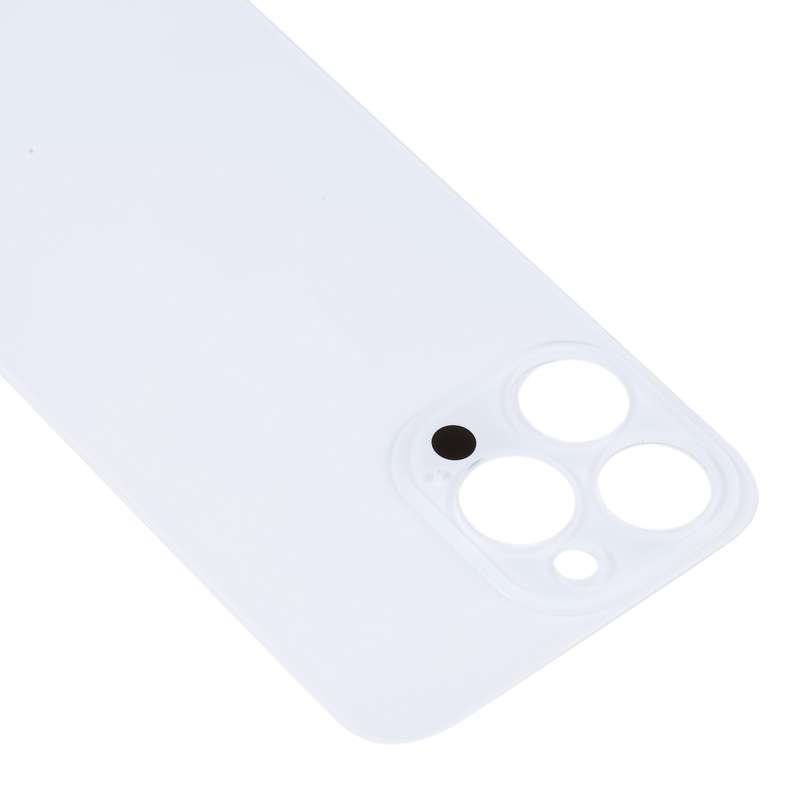 Easy Replacement Big Camera Hole Glass Back Battery Cover for iPhone 14 Pro(Purple)