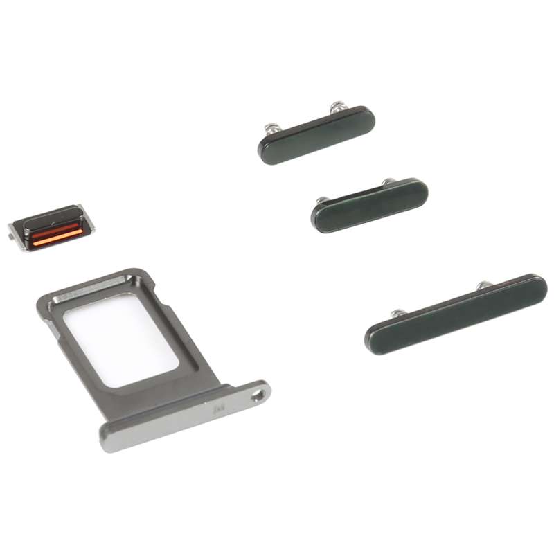SIM Card Tray + Side Keys for iPhone 14 Pro(Silver)