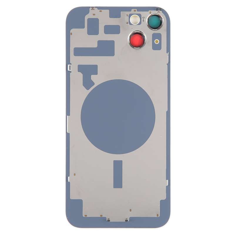 Glass Battery Back Cover with Holder for iPhone 14(White)