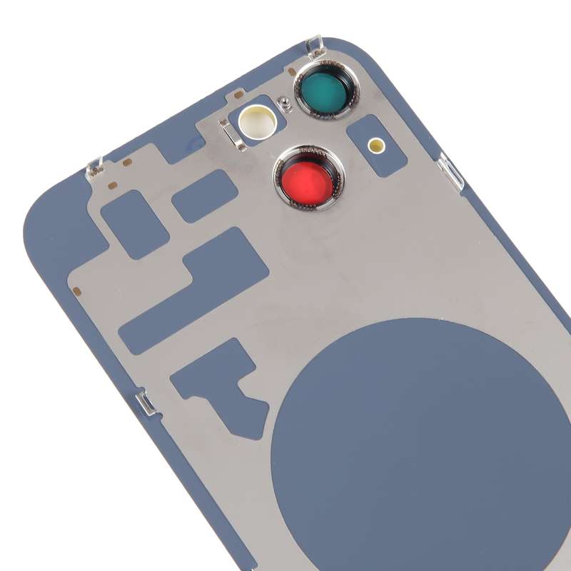 Glass Battery Back Cover with Holder for iPhone 14(White)