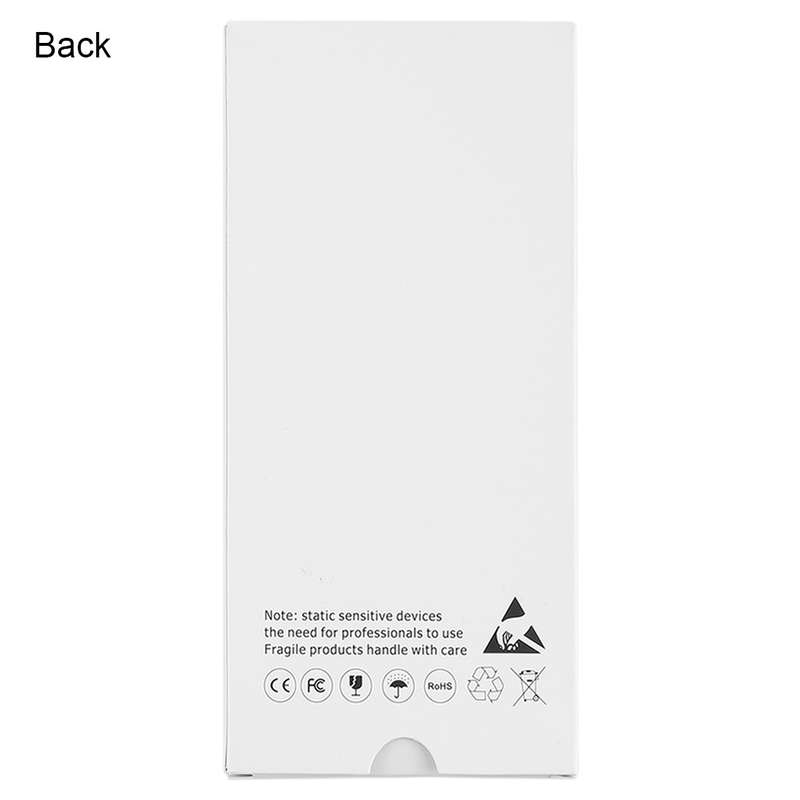 50 PCS Cardboard Packaging White Box for iPhone 5 LCD Screen