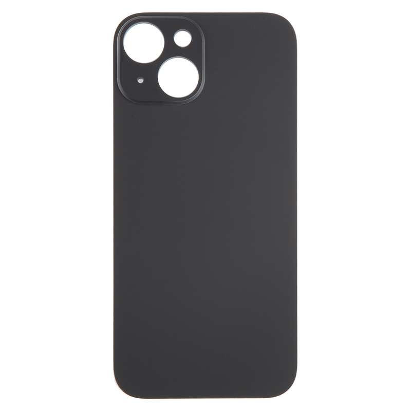 For iPhone 15 Glass Battery Back Cover(Black)