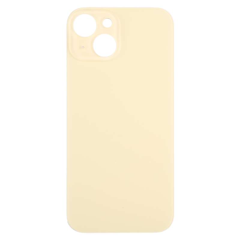 For iPhone 15 Glass Battery Back Cover(Black)