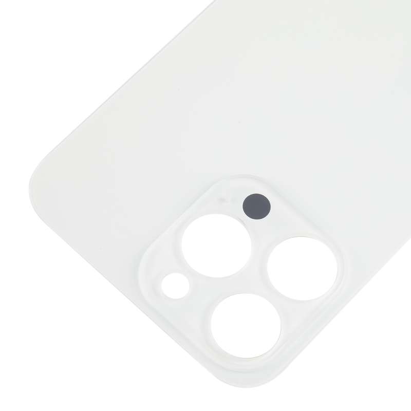 For iPhone 15 Pro Glass Battery Back Cover(Black)