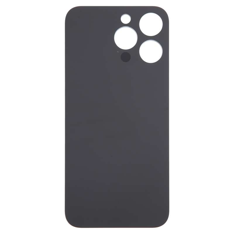 For iPhone 15 Pro Max Easy Replacement Big Camera Hole Glass Back Battery Cover(White)