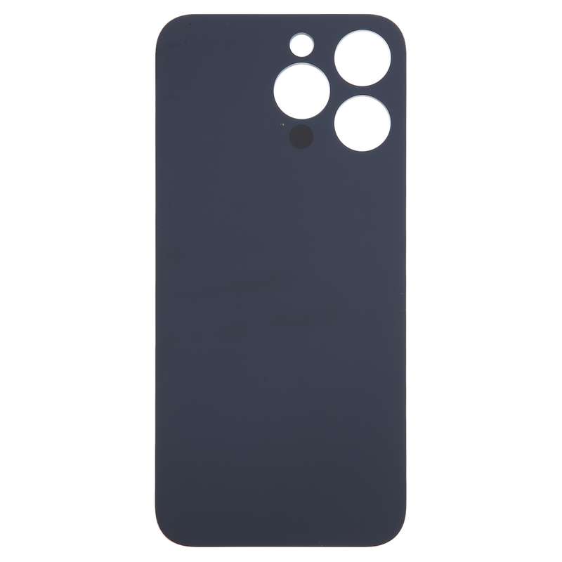 For iPhone 15 Pro Max Easy Replacement Big Camera Hole Glass Back Battery Cover(White)