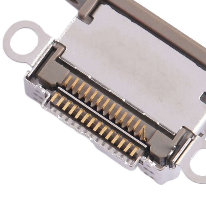 For iPhone 15 Pro Charging Port Connector (Black)