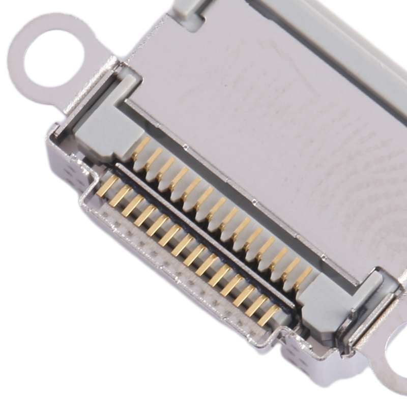 For iPhone 15 Pro Charging Port Connector (Black)