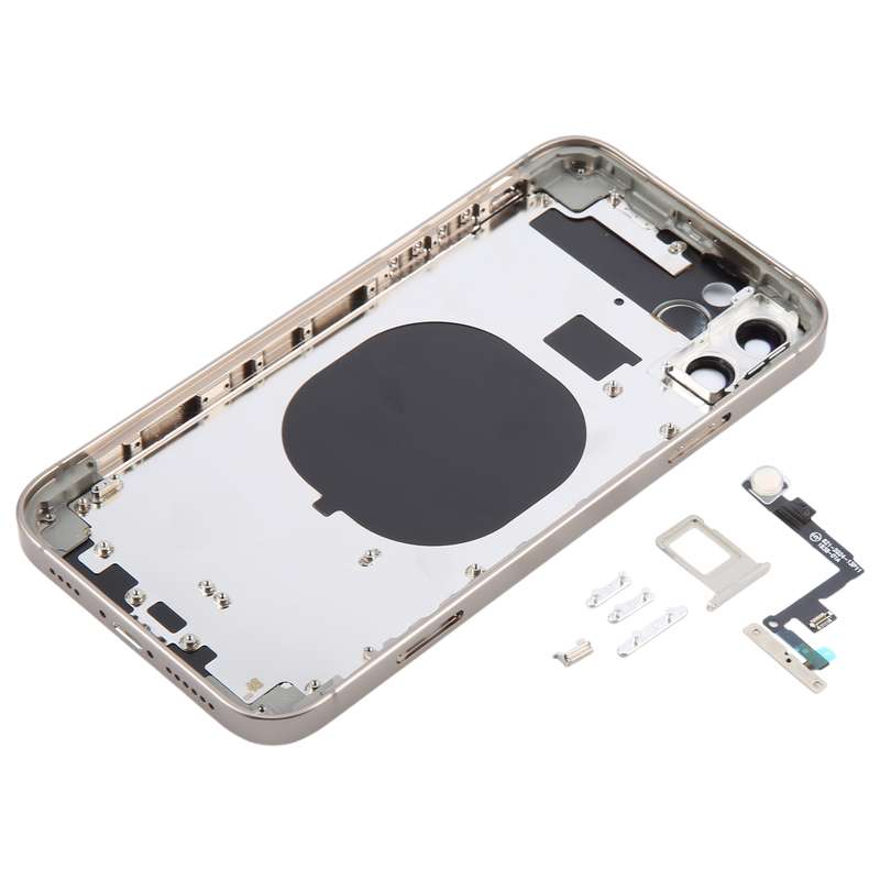 Back Cover with Appearance Imitation of iP15 Pro for iPhone 11(Black)