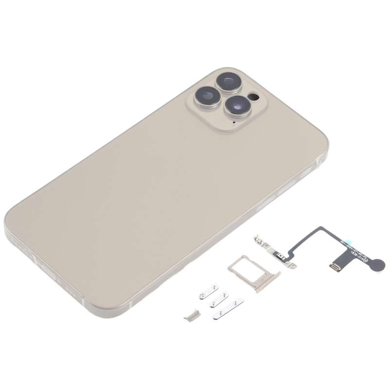 Back Cover with Appearance Imitation of iP15 Pro for iPhone XS(Black)
