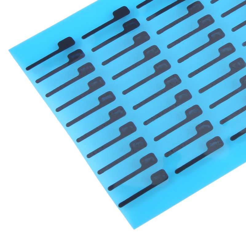 For iPhone 15 Pro 100pcs/set LCD Bottom Black Adhesive Sticker(01)
