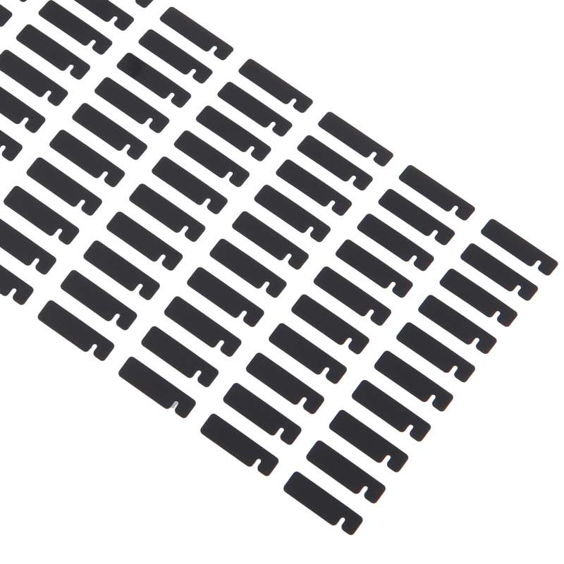 For iPhone 15 Pro Max 100pcs/set LCD Side Black Adhesive Sticker(03)