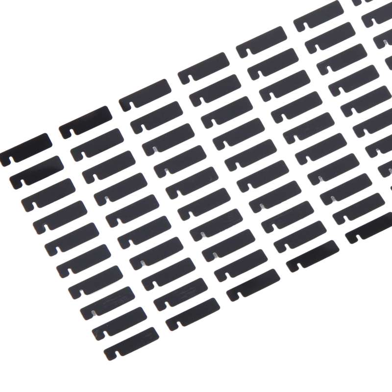 For iPhone 15 Pro Max 100pcs/set LCD Side Black Adhesive Sticker(03)