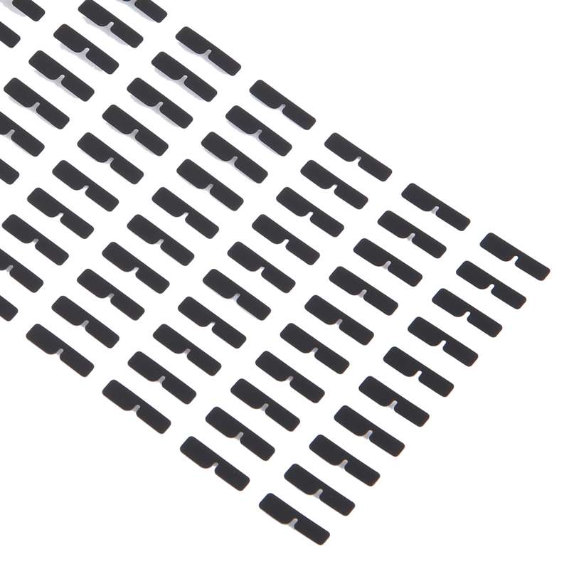 For iPhone 15 Pro Max 100pcs/set LCD Side Black Adhesive Sticker(04)