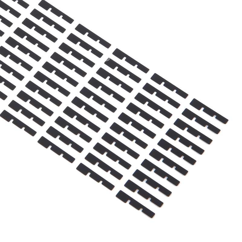 For iPhone 15 Pro 100pcs/set LCD Side Black Adhesive Sticker(03)