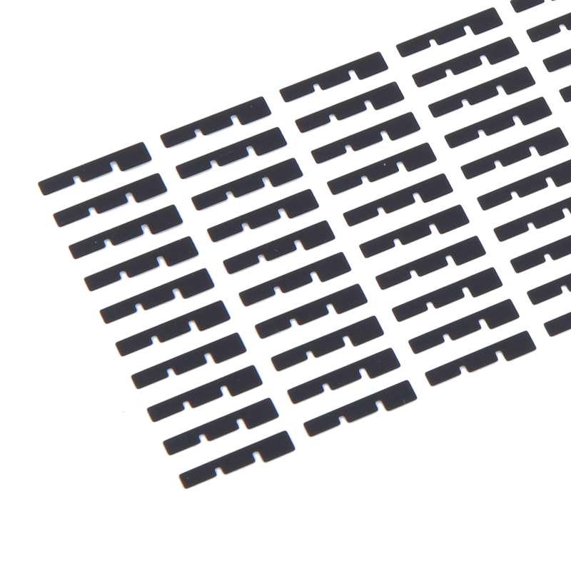 For iPhone 15 Pro 100pcs/set LCD Side Black Adhesive Sticker(03)