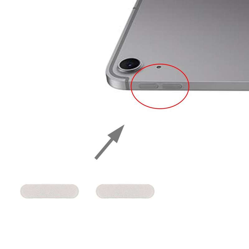 For iPad Air 11 inch 2024 / Air 13 inch 2024 Volume Control Button (Starlight)