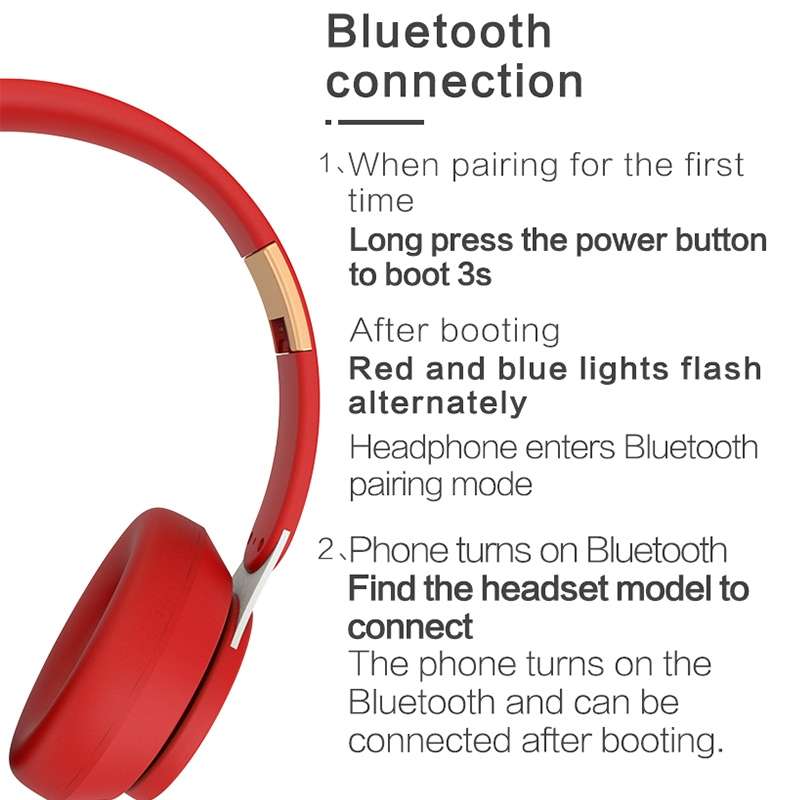 07S Folding Sports Computer Games Wireless Bluetooth V5.0 Headset with Mic (Black)
