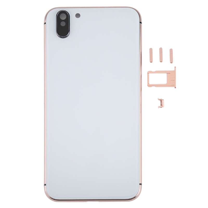 5 in 1 Full Assembly Metal Housing Cover with Appearance Imitation of iX for iPhone 6, Including Bac