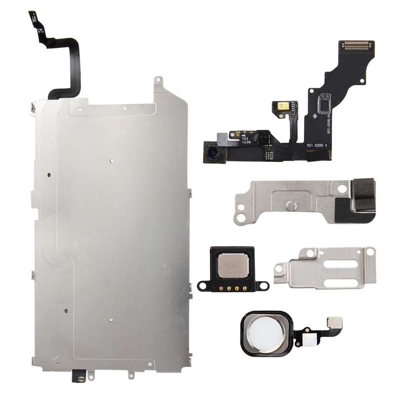 6 in 1 for iPhone 6 Plus LCD Repair Accessories Part Set(Black)