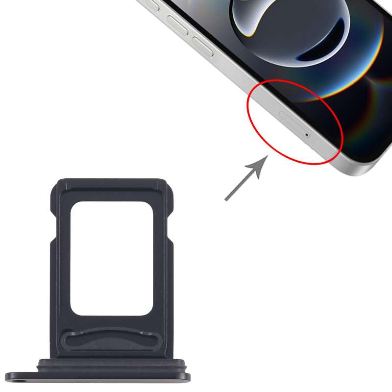 For iPhone 16e SIM + SIM Card Tray (Silver)