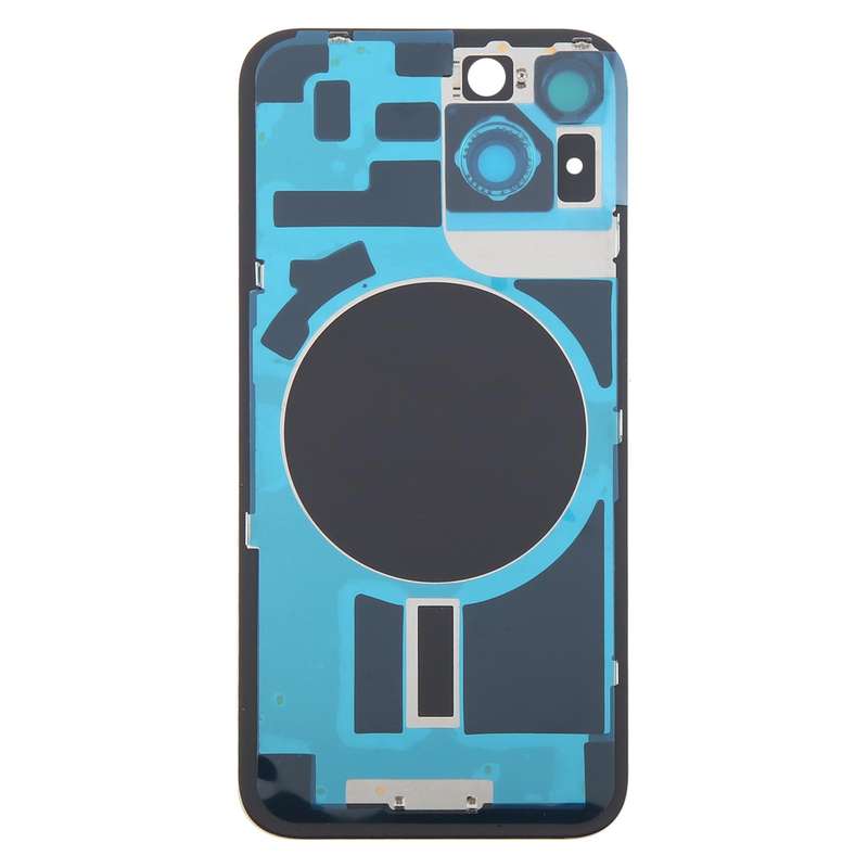 For iPhone 14 EU Version Battery Back Cover with Middle Frame(Black)