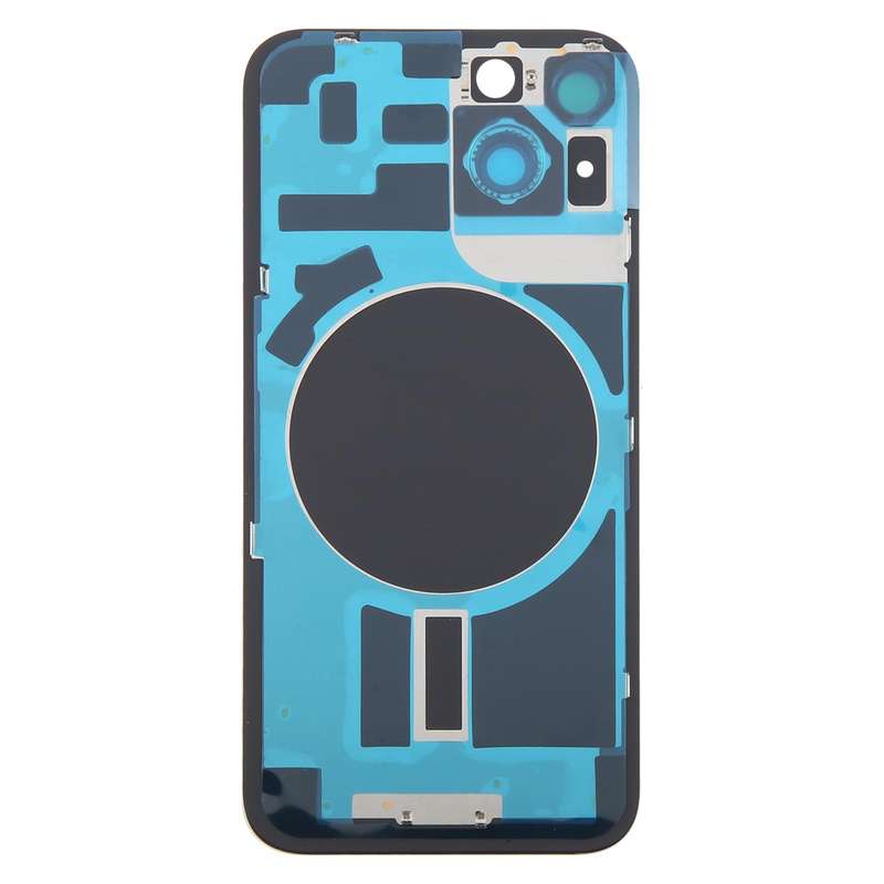 For iPhone 14 EU Version Battery Back Cover with Middle Frame(Black)