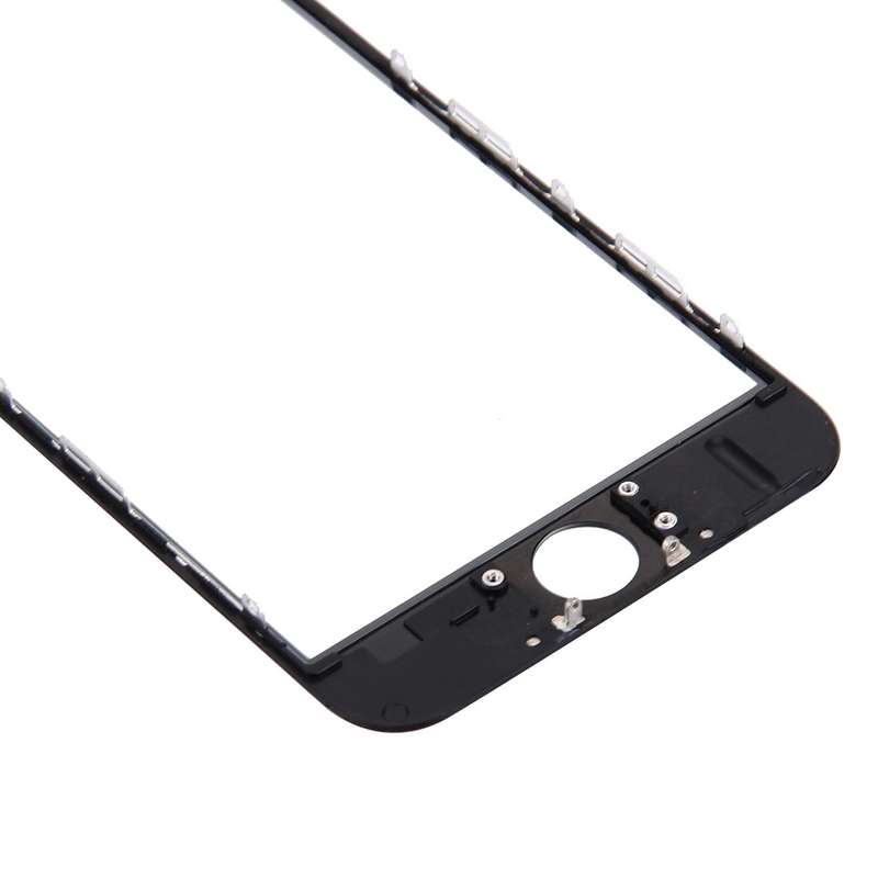 Front Screen Outer Glass Lens with Front LCD Screen Bezel Frame & OCA Optically Clear Adhesive for i
