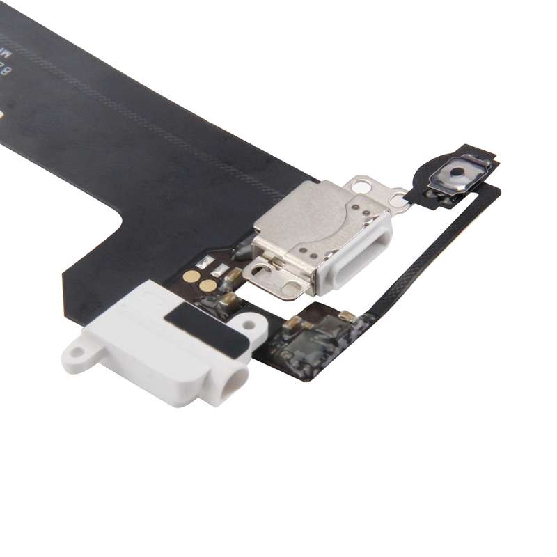 Charging Port + Audio Flex Cable for iPod Touch 6 (White)
