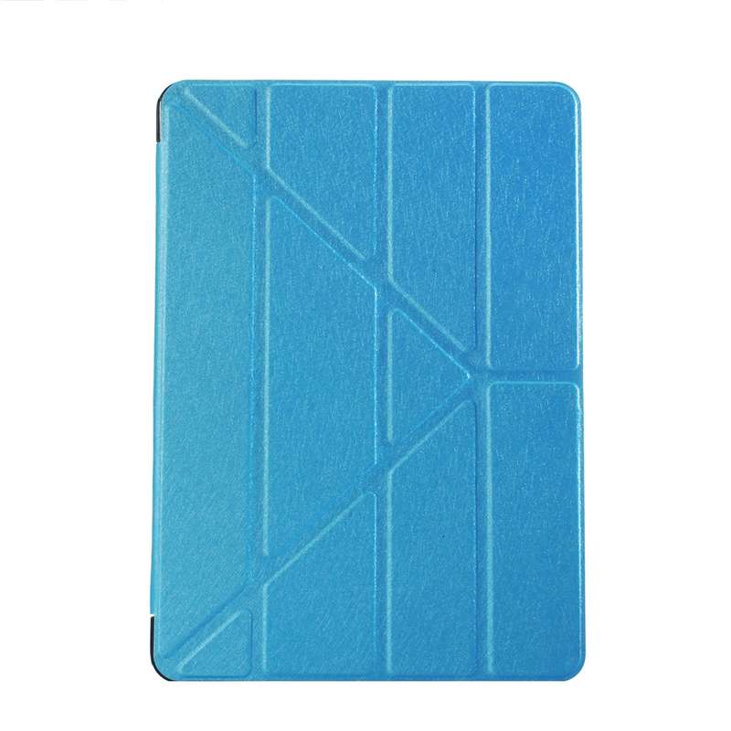 For iPad 9.7 (2018) & iPad 9.7 (2017) & iPad Air Silk Texture Horizontal Deformation Flip Leather Ca