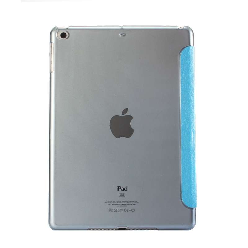 For iPad 9.7 (2018) & iPad 9.7 (2017) & iPad Air Silk Texture Horizontal Deformation Flip Leather Ca