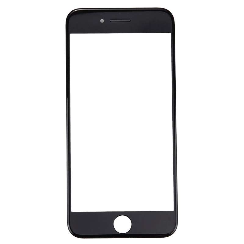 Front Screen Outer Glass Lens with Front LCD Screen Bezel Frame for iPhone 7 (White)