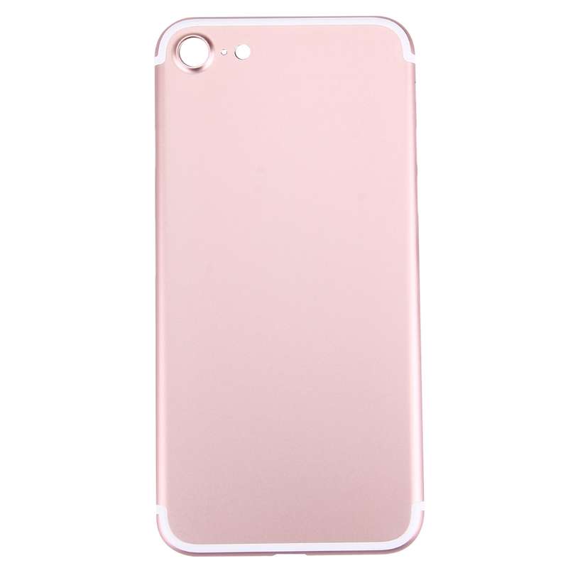 5 in 1 for iPhone 7 (Back Cover + Card Tray + Volume Control Key + Power Button + Mute Switch Vibrat