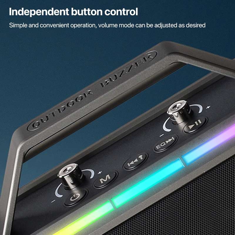 L202 Portable Outdoor Wireless Bluetooth Speaker Home Karaoke Speaker, Style: Single Mic
