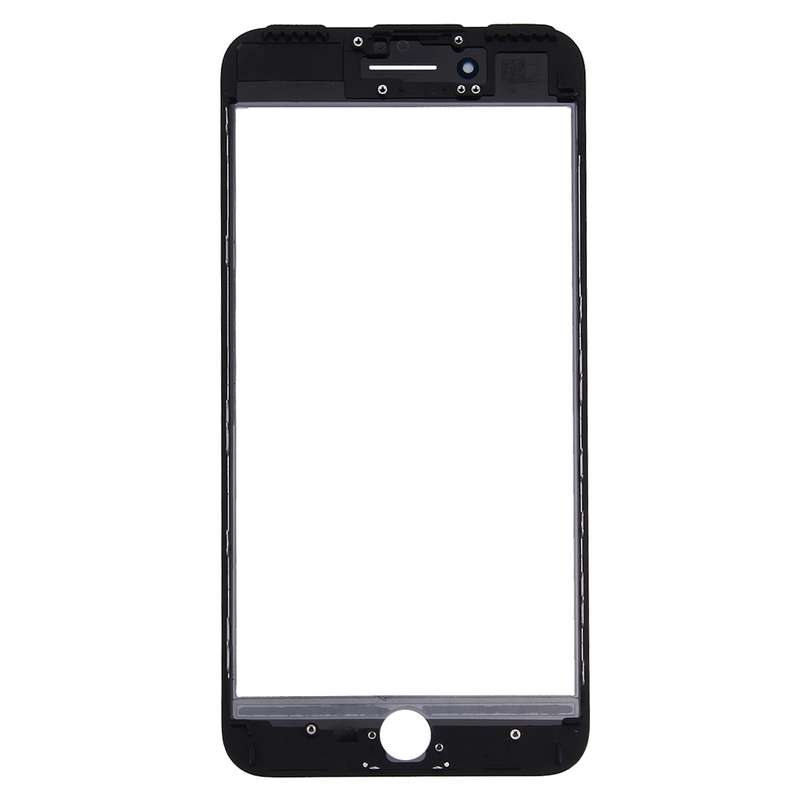 2 in 1 for iPhone 7 Plus (Original Front Screen Outer Glass Lens + Original Frame)(White)