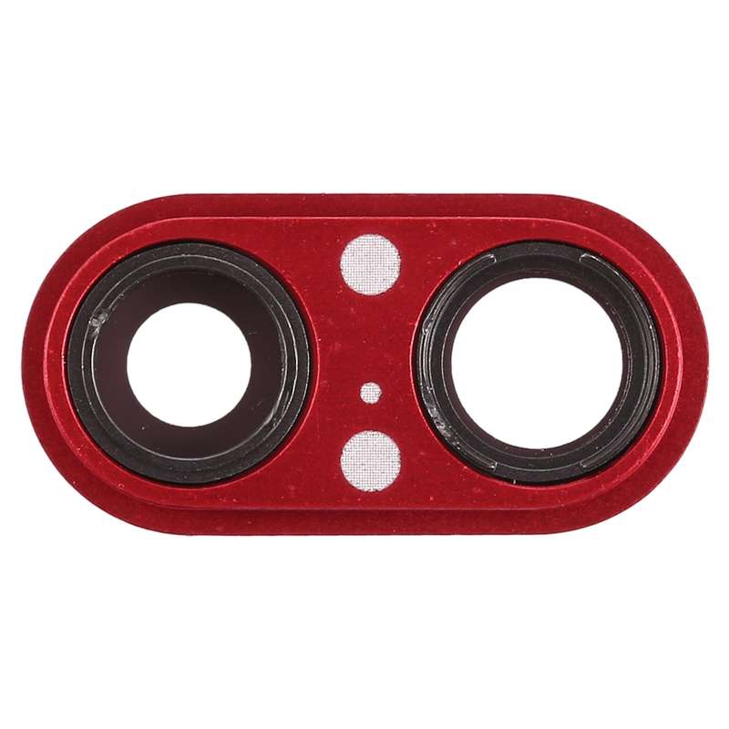 Back Camera Bezel with Lens Cover for iPhone 8 Plus (Red)