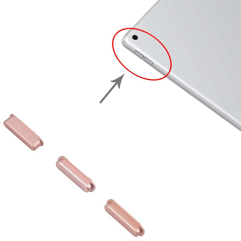 Power Button and Volume Control Button for iPad 10.2 inch 2019 2020 2021 (Grey)
