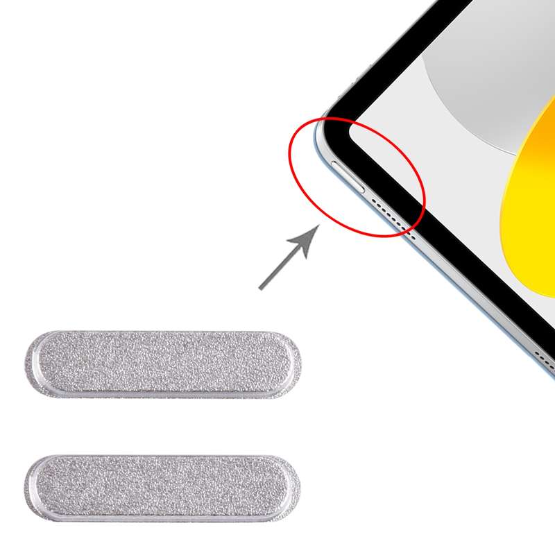 1 Pair Power Control Button For iPad 2022 10.9 inch A2696 A2757 (Yellow)