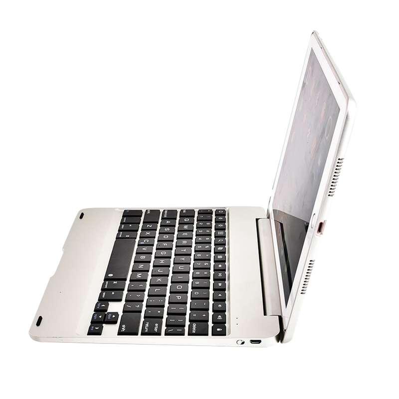 For iPad Pro 9.7 inch / iPAD Air 2 Horizontal Flip Tablet Case + Bluetooth Keyboard(Rose Gold)