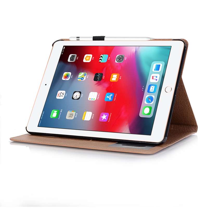 Retro Book Style Horizontal Flip PU Leather Case for iPad Air 13 2024 / iPad Pro 12.9 inch (2018), w