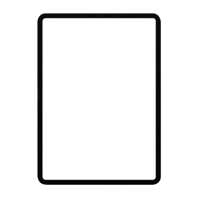 Front Screen Outer Glass Lens for iPad Pro 11 (2021) A2301 A2459 A2460(Black)