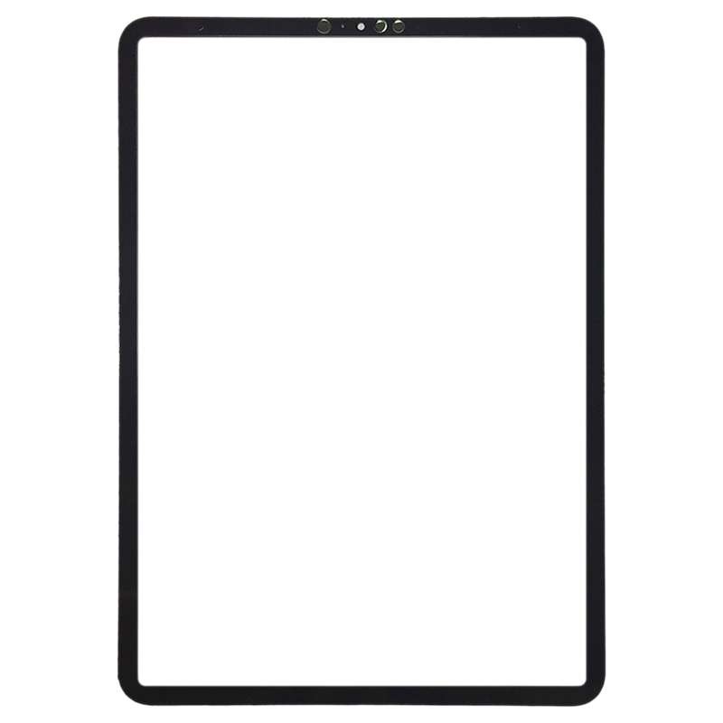 Front Screen Outer Glass Lens for iPad Pro 11 (2021) A2301 A2459 A2460(Black)