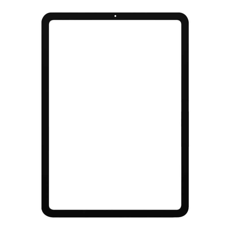 Front Screen Outer Glass Lens for iPad Pro 12.9 inch (2021) A2378 A2461 A2379 (Black)