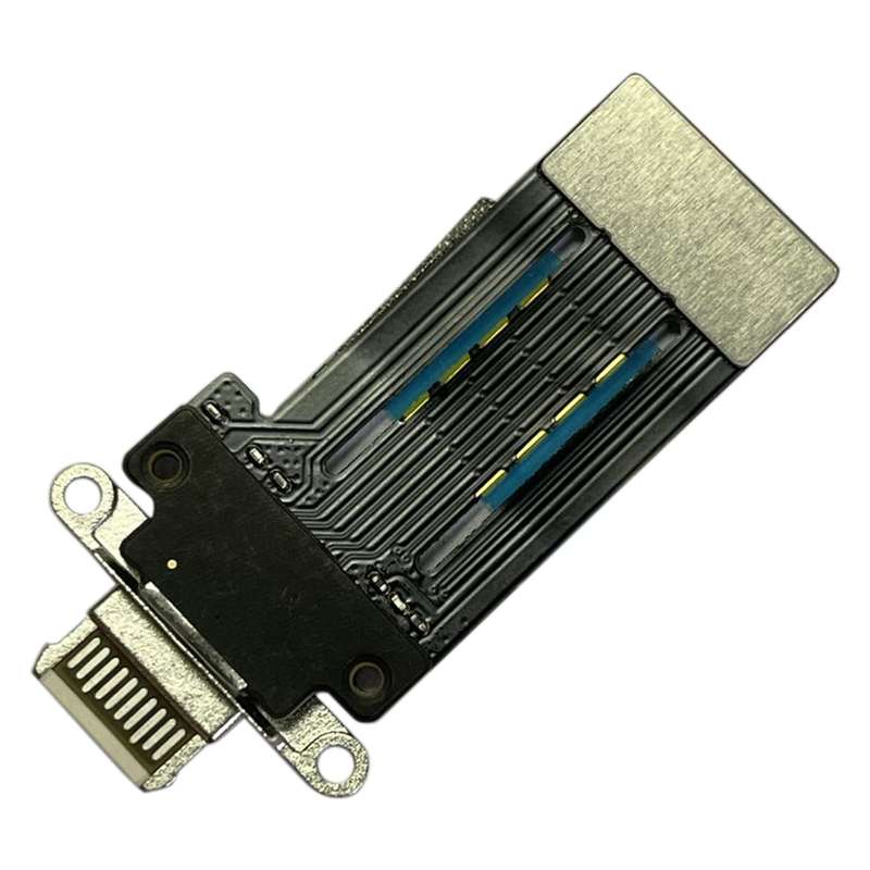 Charging Port Flex Cable for iPad Pro 12.9 inch 2021 (5th gen) A2379 A2461 A2462 (Black)