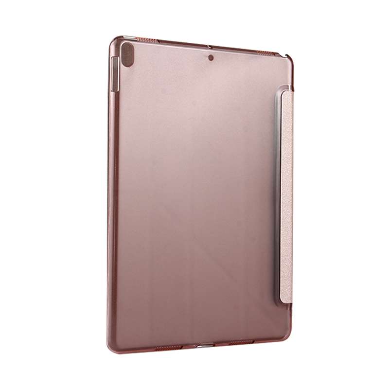 For iPad Pro 10.5 inch Silk Texture Horizontal Deformation Flip Leather Case with 4-folding Holder &