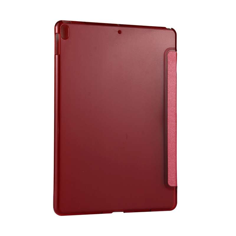 For iPad Pro 10.5 inch Silk Texture Horizontal Deformation Flip Leather Case with 4-folding Holder &