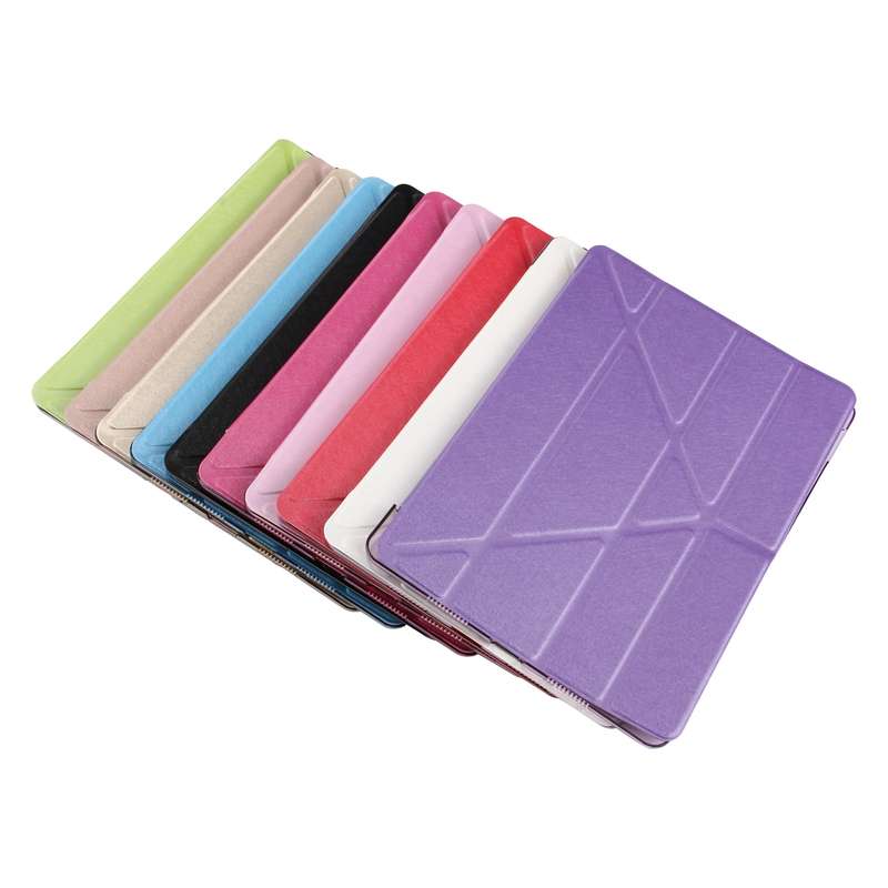 For iPad Pro 10.5 inch Silk Texture Horizontal Deformation Flip Leather Case with 4-folding Holder &