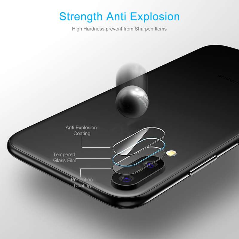 50 PCS Cardboard Packaging Black Box for iPhone X LCD Screen